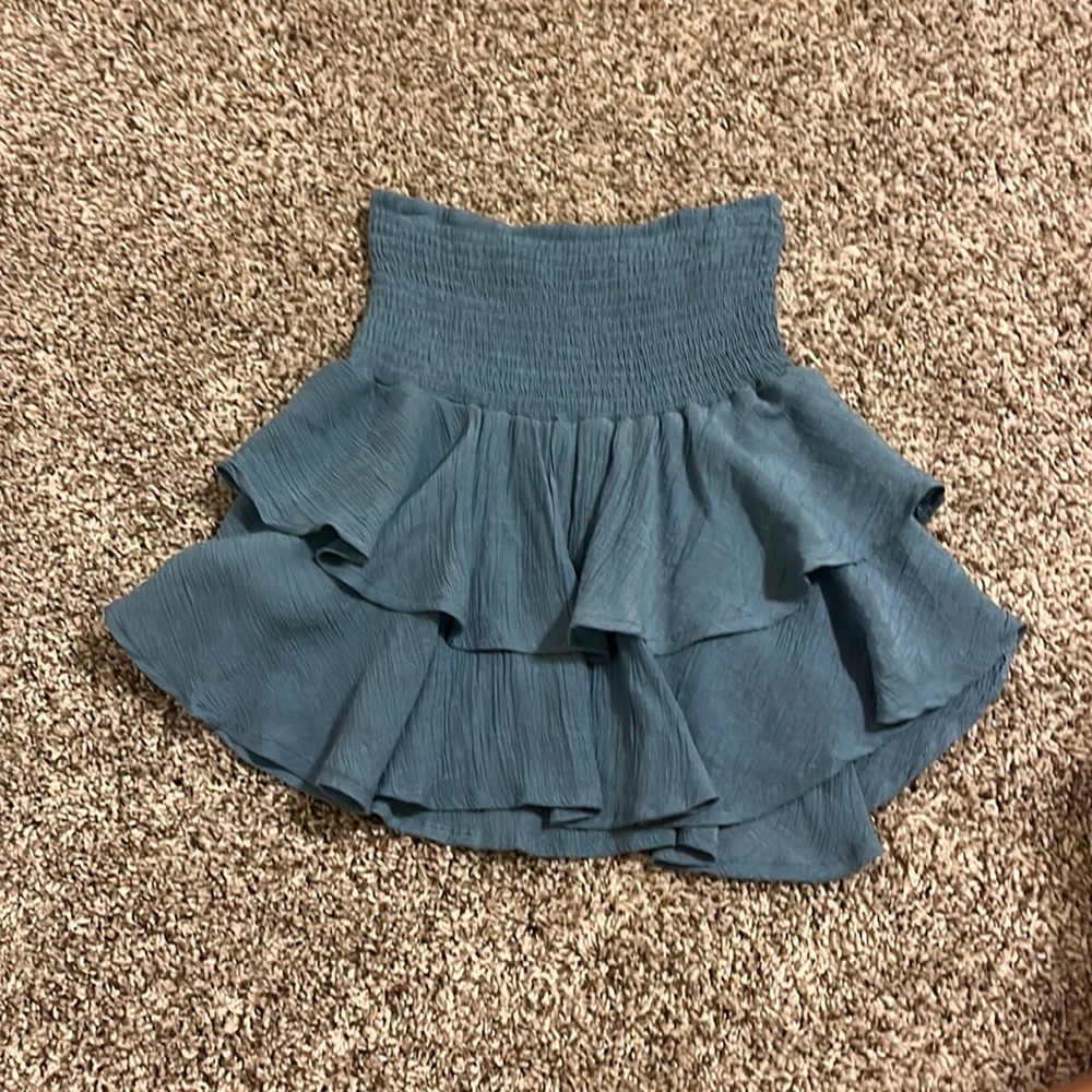 Blue shein skirt